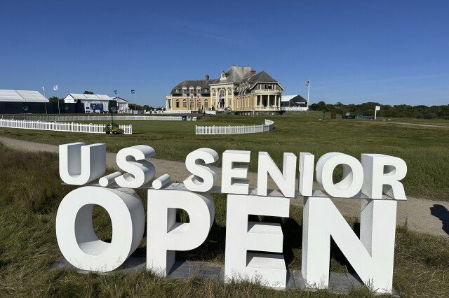 Fujita (14 bajo) lidera en el US Senior Open, pero Stricker acecha desde el familiar segundo lugar